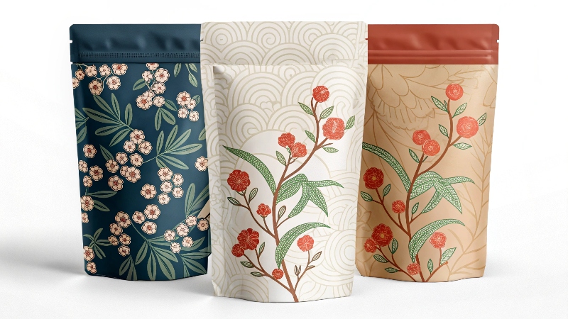 Minimum Order Quantities for Custom Pouches Pallets of boxes with custom pouches ready for shipping